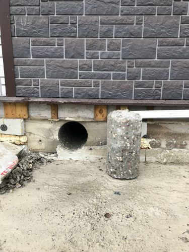 Алмазное сверление у основания фундамента в Московской области